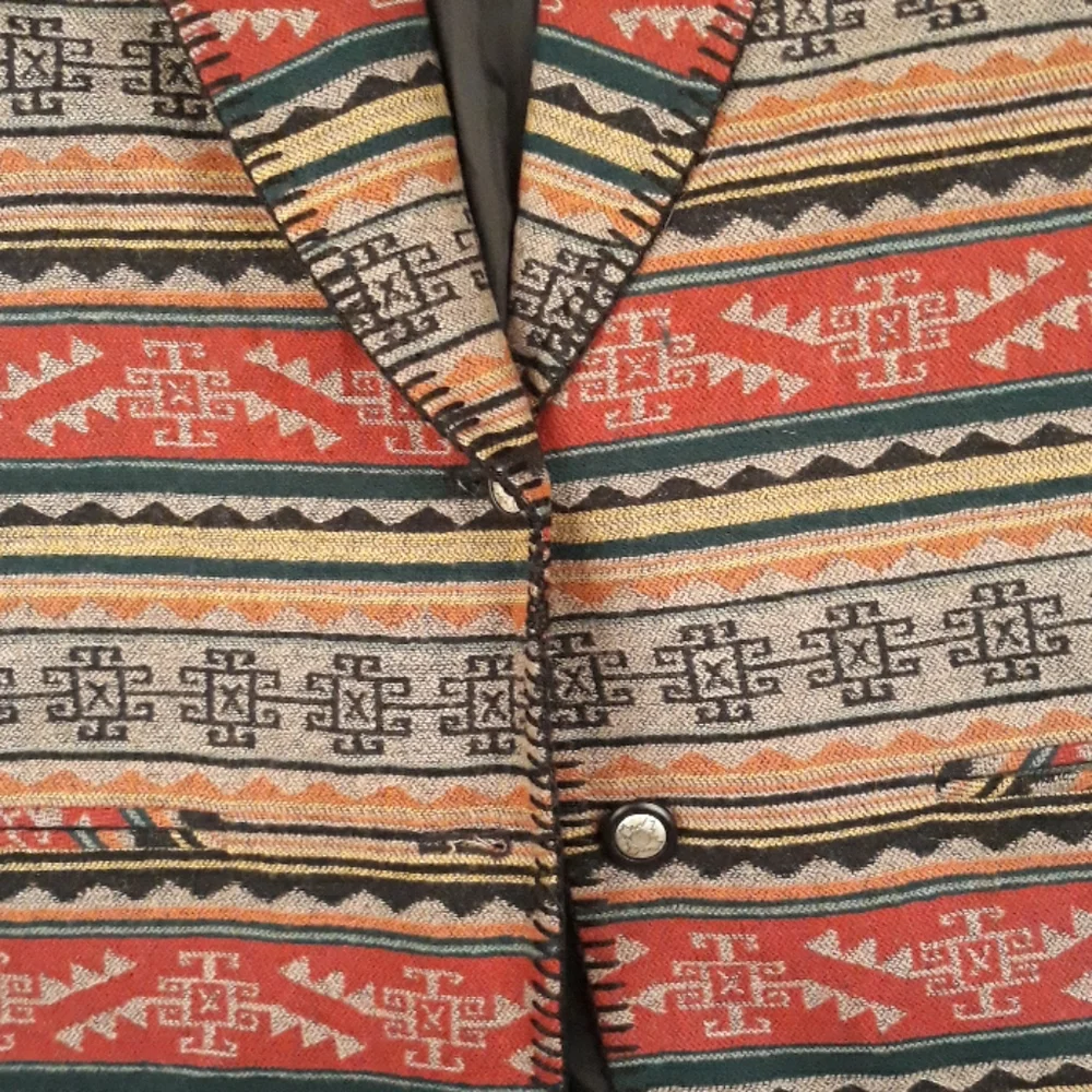 PENDLETON Knockabouts Aztec Tribal VTG Womens Sz 14 Blazer Coat‎ Jacket USA RARE